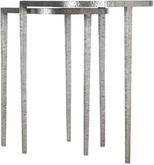 Hooker® Furniture Chapman 2-Piece Pewter Nesting Table Set-2