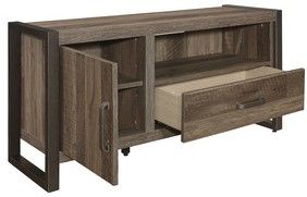 Mazin Furniture Dogue Brown/Gunmetal 51" TV Stand-2