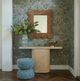 TOV Furniture Suraya Faux Travertine 55" Concrete Indoor/Outdoor Console Table-1