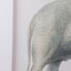 A & B Home 2-Piece Gold/Gray/White Fake Elephant Wall Art Set-1