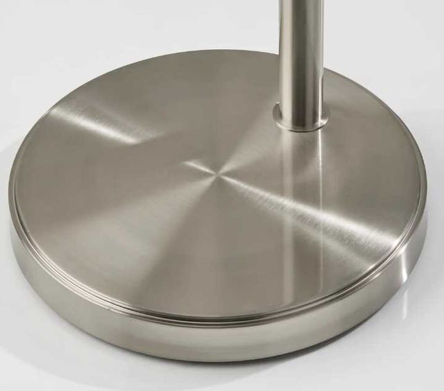 Adesso® Cabo Brushed Steel Arc Floor Lamp-3