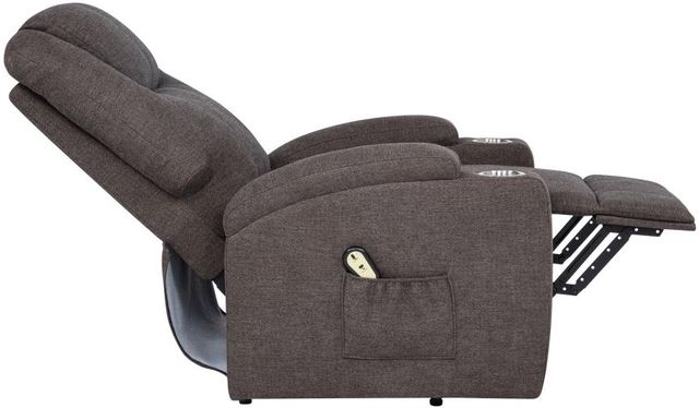 Coaster® Louie Brown Upholstered Power Reclining Chair with Lift and Massage-4