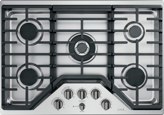Café™ Brushed Black Gas Cooktop Knob Kit-2