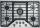Café™ Brushed Black Gas Cooktop Knob Kit-2