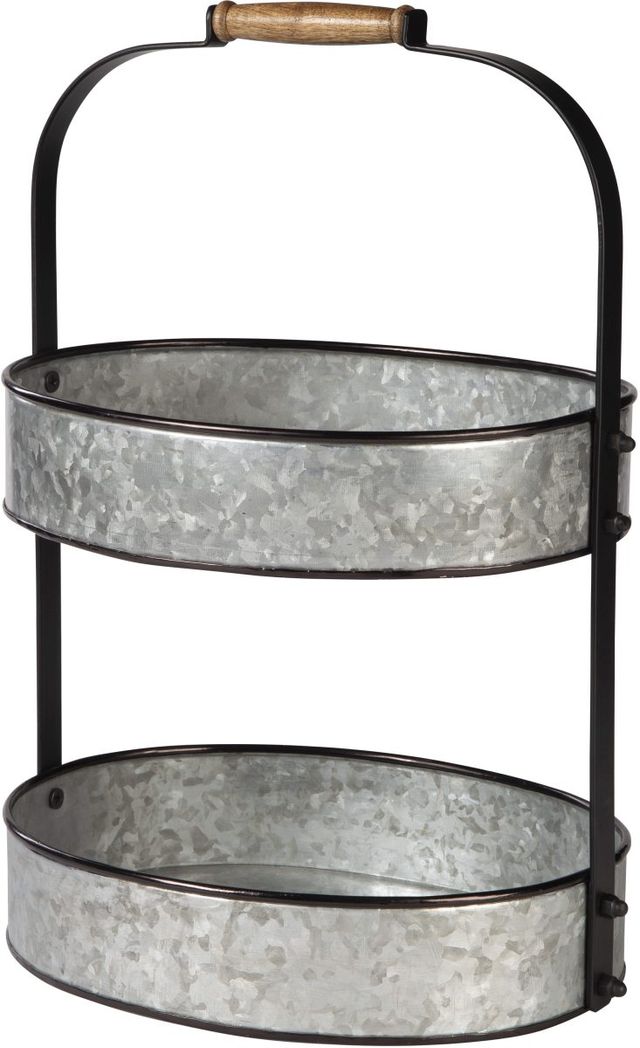 Signature Design by Ashley® Estela Gray/Black Tray-0