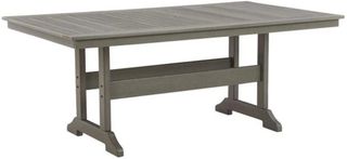 Signature Design by Ashley® Visola Gray Wooden Outdoor Dining Table