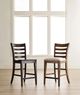 Kincaid® Kafe Mocha Tall Ladder Back Counter Stool-2
