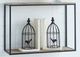 A & B Home 6-Piece Black/Brown Gift Box Floating Wall Shelve and Decorative Accent Set-3