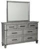 Signature Design by Ashley® Russelyn Light Weathered Gray Dresser and Mirror-0