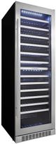 Silhouette® Professional Bordeaux 24” Stainless Steel Wine Cooler-2