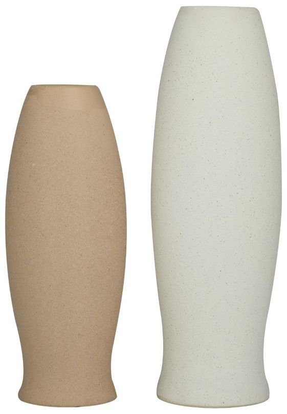 Deco Marche 2-Piece Easter Island Head Vase Set-1
