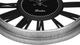 Monarch Specialties Inc. Black/Silver 16" Wall Clock-1