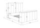 Global Furniture USA Serenity Cream King Upholstered Media Bed-4