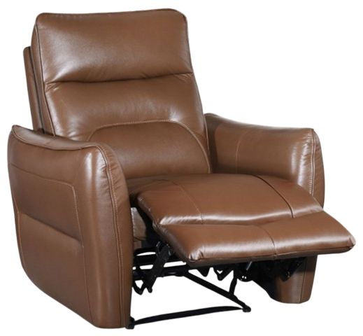 Furniture of America® Terentius Caramel Brown Power Recliner-0