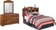 Signature Design by Ashley® Barchan 3-Piece Medium Brown Full Bookcase Headboard Bedroom Set-0