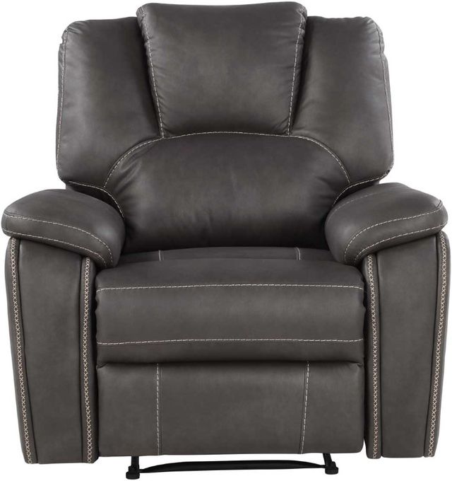 Steve Silver Co. Katrine Charcoal Manual Reclining Chair-3