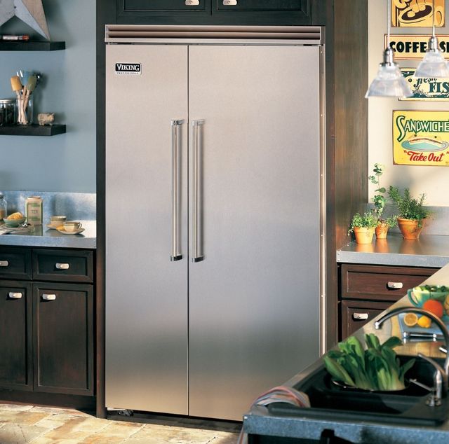 Viking® 5 Series 48 in. 29.1 Cu. Ft. Martini Built In Side-by-Side Refrigerator-5