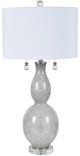 Crestview Collection Adriel Gray/White Table Lamp-0