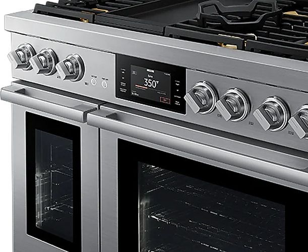 Dacor® 48'' Silver Stainless Smart Pro Style Dual Fuel Range with Embedded Griddle-3
