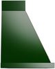 Ilve® Nostalgie II Noblesse 40" Emerald Green Wall Mounted Range Hood with Copper Trim-2