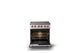 Viking® 5 Series 30" Blush Pro Style Electric Range with Polished Chrome Trim-1