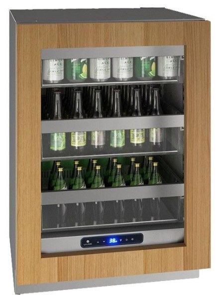 U-Line® Panel Ready/Stainless Steel 24" Undercounter Refrigerator-0
