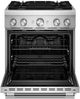 KitchenAid® 30" Stainless Steel Pro Style Dual Fuel Range with No Preheat Air Fry Mode-1