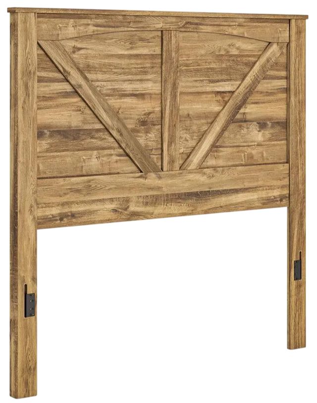 Signature Design by Ashley® Maystonna Brown Queen Crossbuck Panel Headboard-0