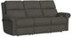 Flexsteel® Customizable Bernard Leather Power Reclining Sofa with Console, Headrest and Lumbar-2