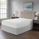 Olliix by Madison Park Grey Simple Fit Wrap Around Adjustable Bed Skirt-3