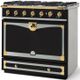 La Cornue CornuFe 90 Albertine 36" Matte Black Pro Style Dual Fuel Range-0