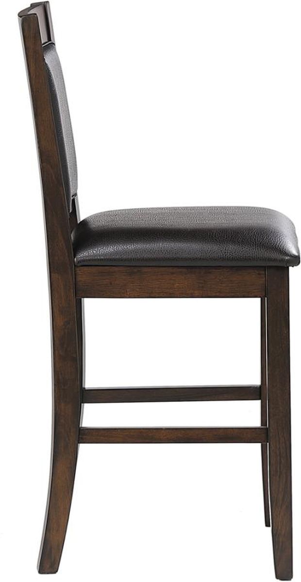 Coaster® Dewey 2-Piece Brown Upholstered Counter Chairs-3