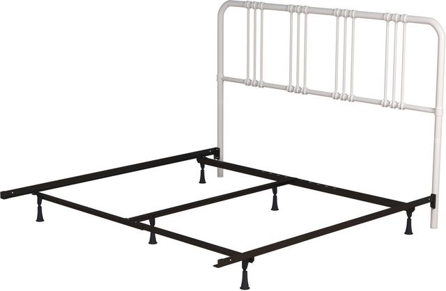 HH2 Home Dakota Soft White Queen Headboard and Footboard Set-3
