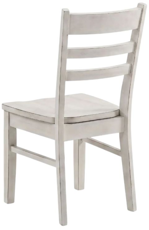 Sunny Designs™ Bayside Marble White Ladderback Chair-3