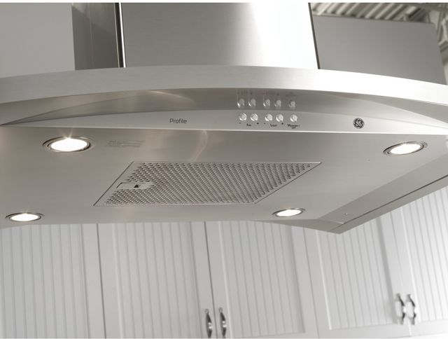 GE Profile™ 36" Stainless Steel Island Range Hood-9