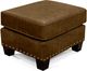 England Furniture Salem Leather Ottoman with Nailhead Trim-5