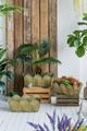 A & B Home 3-Piece Gold Outdoor Planter Set-5