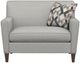 Flexsteel® Digby Silver Glacier Chair and a Half-1