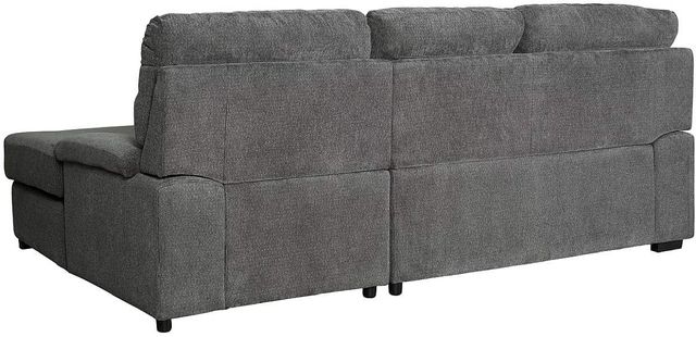 Signature Design by Ashley® Yantis 2-Piece Gray Right-Arm Facing Sofa Sleeper Sectional and Chaise-3