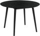 Armen Living Arcadia and Azalea 5-Piece Grey/Black Dining Set-2