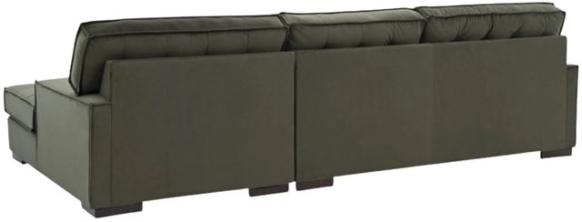 Signature Design by Ashley® Chalcombe 2-Piece Olive Right Arm Facing Sectional and Chaise-2