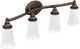Moen® Eva™ Oil Rubbed Bronze Four Globe Bath Light-0