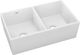 Elkay Fireclay White 33" x 19-15/16" x 9" Equal Double Bowl Farmhouse Sink-0