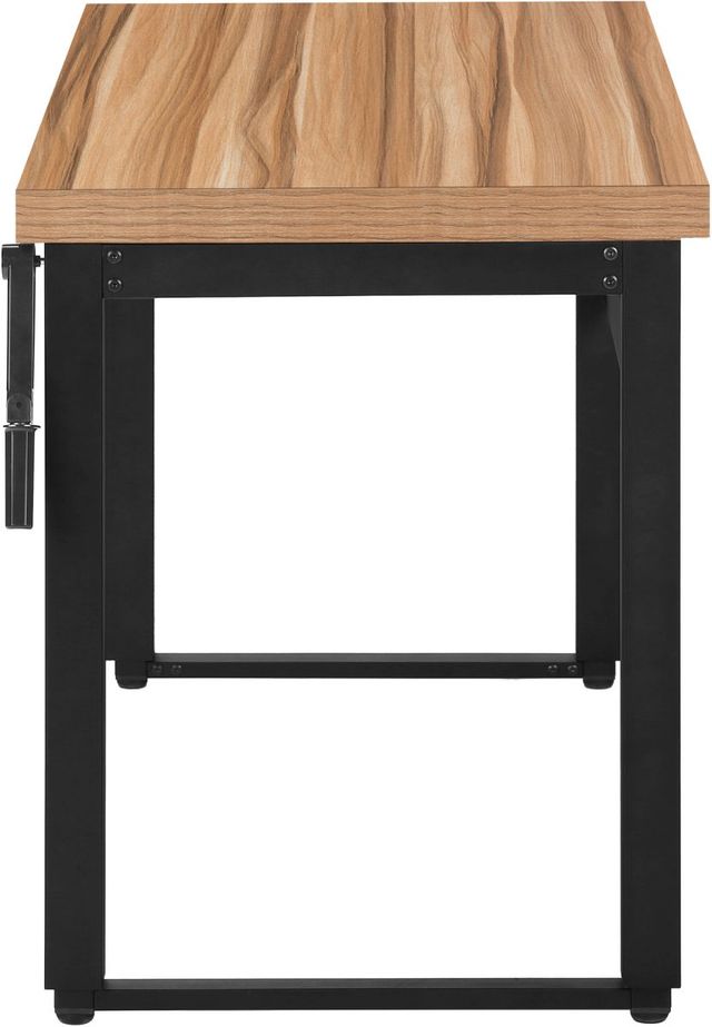Monarch Specialties Inc. Black/Brown Desk With Adjustable Height-3