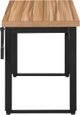 Monarch Specialties Inc. Black/Brown Desk With Adjustable Height-3
