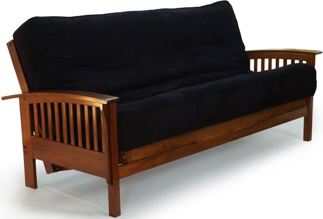 Night & Day Furniture™ Winchester Black Walnut Queen Moon Glider Futon-0