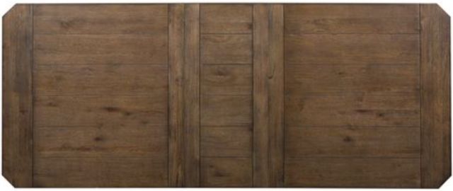 Liberty Furniture Artisan Prairie 7-Piece Aged Oak Trestle Table Set-3
