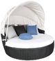 CabanaCoast® Customizable Louvre Wicker Outdoor Daybed-4