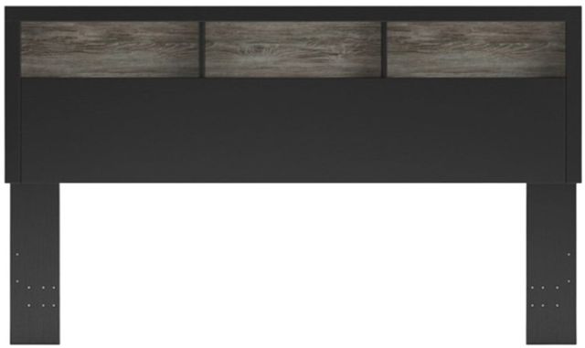 Signature Design by Ashley® Broachmyn Black/Gray King Bookcase Headboard-1