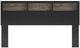 Signature Design by Ashley® Broachmyn Black/Gray King Bookcase Headboard-1